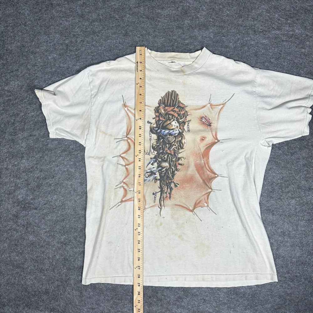 Rare 1994 MEGADETH‎ YOUTHANASIA NORTH AMERICAN TOUR T-SHIRT - Picture 6 of 16